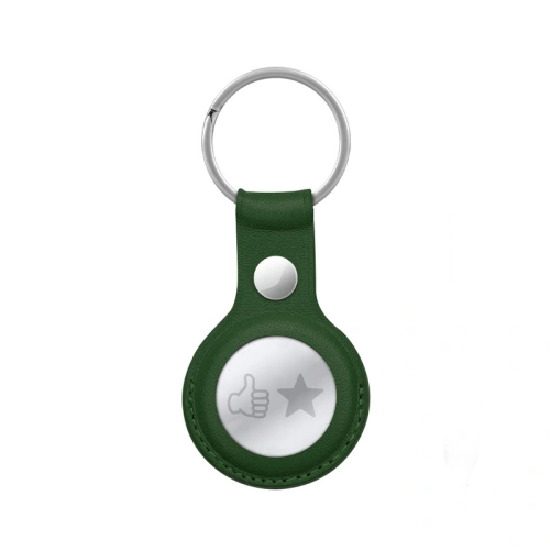 Kup Brelok Crong Leather Case with Key Ring Apple AirTag (zielony) - CRG587 - {ean13} - Sklep Home Screen