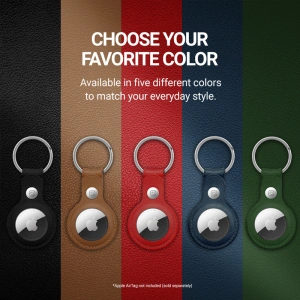 Kup Brelok Crong Leather Case with Key Ring Apple AirTag (zielony) - CRG587 - {ean13} - Sklep Home Screen