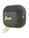 Kup Etui Guess GUAP2GLGSHA Apple AirPods Pro 2 cover zielony/khaki Glitter Flake 4G Charm - GUE2397 - {ean13} - Sklep Home Screen