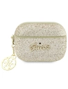 Kup Etui Guess GUAP2GLGSHD Apple AirPods Pro 2 cover auriu/gold Glitter Flake 4G Charm - GUE2398 - {ean13} - Sklep Home Screen