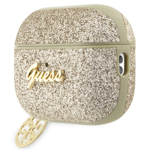 Kup Etui Guess GUAP2GLGSHD Apple AirPods Pro 2 cover złoty/gold Glitter Flake 4G Charm - GUE2398 - {ean13} - Sklep Home Screen