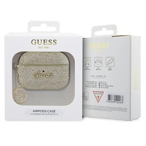 Buy Guess GUAP2GLGSHD Apple AirPods Pro 2 gold Glitter Flake 4G Charm - GUE2398 - {ean13} - Home Screen Store Europe
