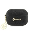 Etui Guess GUAP2GLGSHK Apple AirPods Pro 2 cover czarny/black Glitter Flake 4G Charm