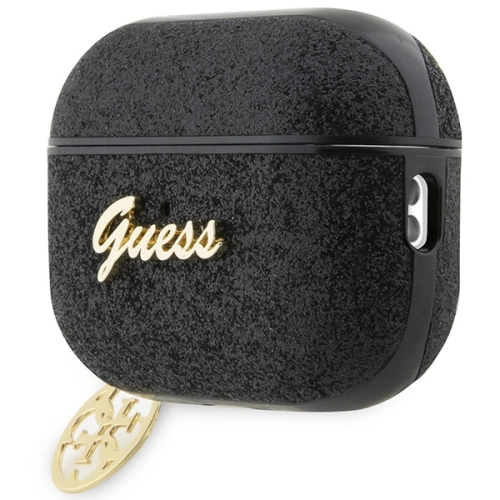 Kup Etui Guess GUAP2GLGSHK Apple AirPods Pro 2 cover czarny/black Glitter Flake 4G Charm - GUE2399 - {ean13} - Sklep Home Screen