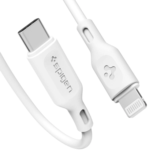 Kup Încărcător de rețea Spigen PE2C10CL Încărcător de rețea cu 1 port PD 20W + cablu USB-C/Lightning 100cm Alb - SPN2742 - {ean13} - Sklep Home Screen
