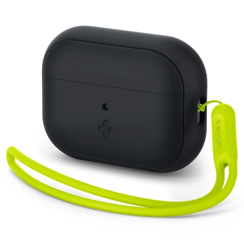 Kup Etui Spigen Silicone Fit Strap Apple AirPods Pro 2/1 Fekete/Fantom Zöld - SPN2743 - {ean13} - Sklep Home Screen