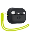 Kup Etui Spigen Silicone Fit Strap Apple AirPods Pro 2/1 Černá/Fantomová Zelená - SPN2743 - {ean13} - Sklep Home Screen