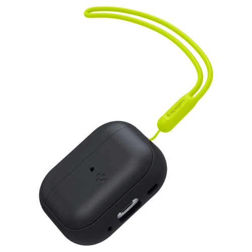 Kup Etui Spigen Silicone Fit Strap Apple AirPods Pro 2/1 Fekete/Fantom Zöld - SPN2743 - {ean13} - Sklep Home Screen