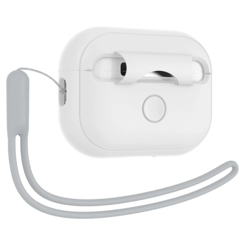 Kup Etui Spigen Silicone Fit Strap Apple AirPods Pro 2/1 Bílá/Světlá šedá - SPN2744 - {ean13} - Sklep Home Screen