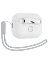 Kup Etui Spigen Silicone Fit Strap Apple AirPods Pro 2/1 Bílá/Světlá šedá - SPN2744 - {ean13} - Sklep Home Screen
