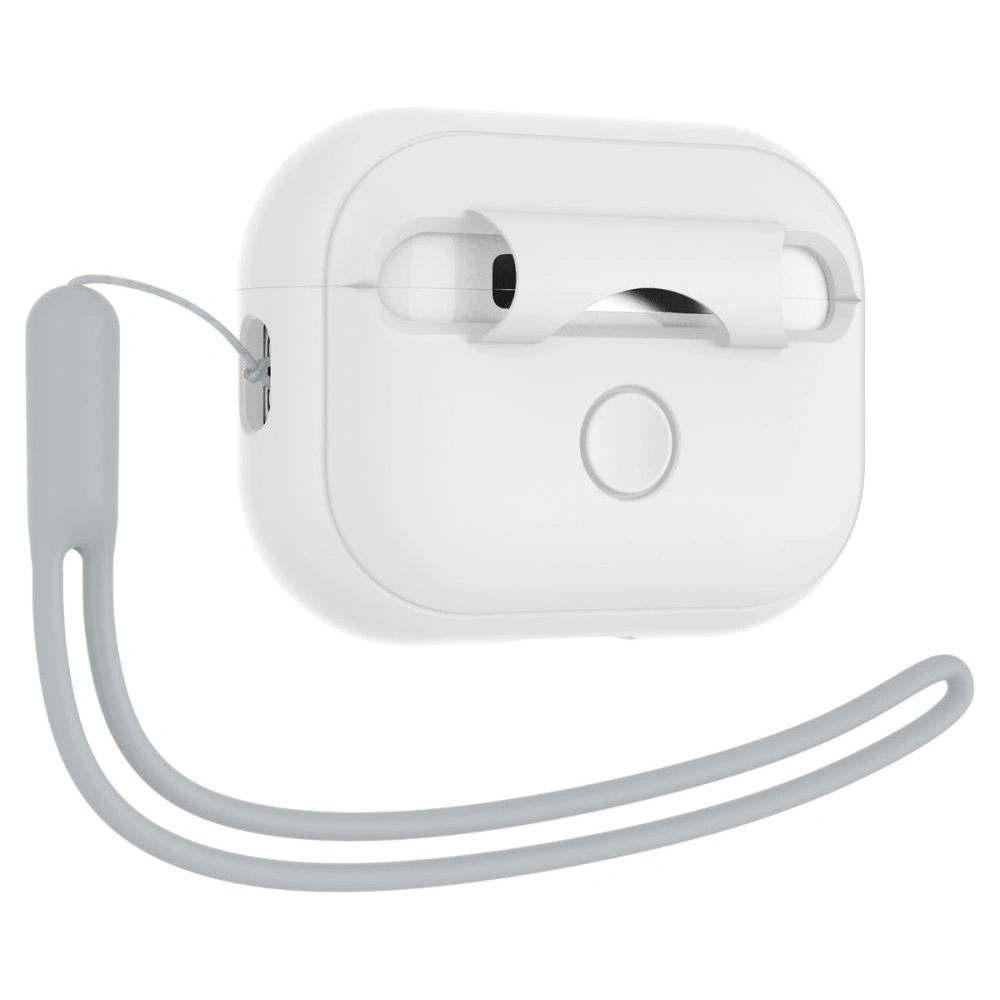 Etui Spigen Silicone Fit Strap Apple AirPods Pro 2/1 White/Grey