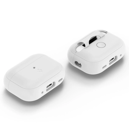 Kup Etui Spigen Silicone Fit Strap Apple AirPods Pro 2/1 Bílá/Světlá šedá - SPN2744 - {ean13} - Sklep Home Screen