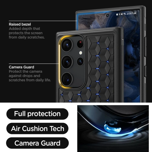 Kup Etui Spigen Cryo Armor Samsung Galaxy S23 Ultra Matná černá - SPN2747 - {ean13} - Sklep Home Screen