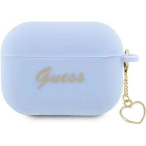 Kup Etui Guess GUAP2LSCHSB Apple AirPods Pro 2 cover niebieski/blue Silicone Charm Heart Collection - GUE2400 - {ean13} - Sklep Home Screen