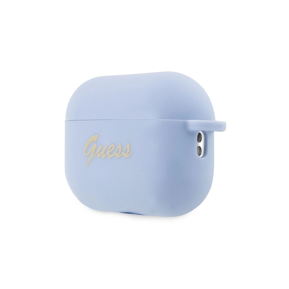 Etui Guess GUAP2LSCHSB Apple AirPods Pro 2 cover niebieski/blue Silicone Charm Heart Collection