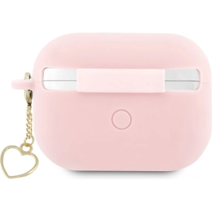 Buy Guess GUAP2LSCHSP Apple AirPods Pro 2 pink Silicone Charm Heart Collection - GUE2401 - {ean13} - Home Screen Store Europe