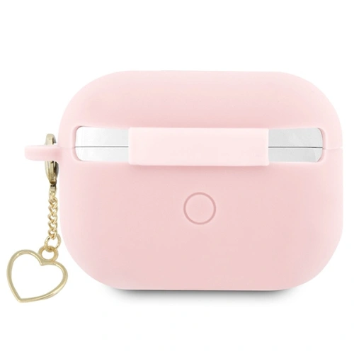 Kup Etui Guess GUAP2LSCHSP Apple AirPods Pro 2 cover różowy/pink Silicone Charm Heart Collection - GUE2401 - {ean13} - Sklep Home Screen