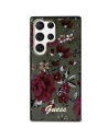 Etui Guess GUHCS23LHCFWSA Samsung Galaxy S23 Ultra zielony/khaki hardcase Flower Collection