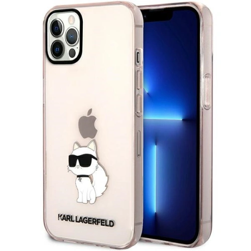 Buy Karl Lagerfeld KLHCP12MHNCHTCP Apple iPhone 12/12 Pro pink hardcase Ikonik Choupette - KLD1476 - {ean13} - Home Screen Store Europe
