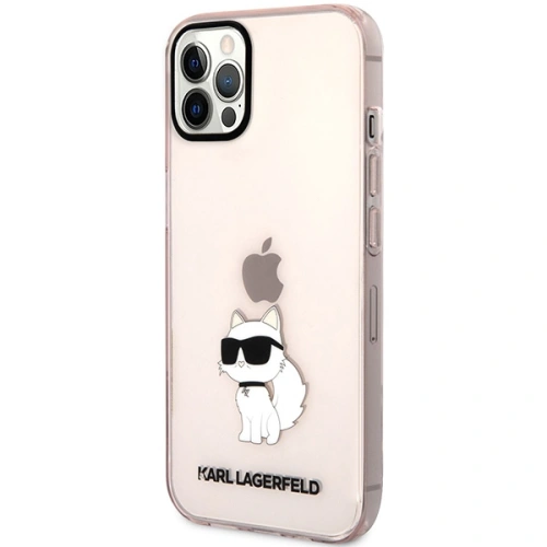 Buy Karl Lagerfeld KLHCP12MHNCHTCP Apple iPhone 12/12 Pro pink hardcase Ikonik Choupette - KLD1476 - {ean13} - Home Screen Store Europe