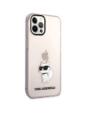 Buy Karl Lagerfeld KLHCP12MHNCHTCP Apple iPhone 12/12 Pro pink hardcase Ikonik Choupette - KLD1476 - {ean13} - Home Screen Store Europe