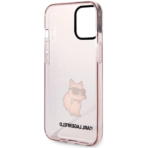 Buy Karl Lagerfeld KLHCP12MHNCHTCP Apple iPhone 12/12 Pro pink hardcase Ikonik Choupette - KLD1476 - {ean13} - Home Screen Store Europe