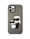 Buy Karl Lagerfeld KLHCP12MHNKCTGK Apple iPhone 12/12 Pro black hardcase Gliter Karl&Choupette - KLD1478 - {ean13} - Home Screen Store Europe