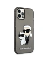 Buy Karl Lagerfeld KLHCP12MHNKCTGK Apple iPhone 12/12 Pro black hardcase Gliter Karl&Choupette - KLD1478 - {ean13} - Home Screen Store Europe