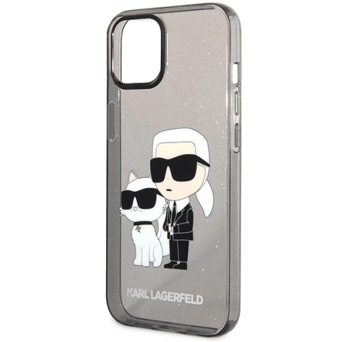 Buy Karl Lagerfeld KLHCP12MHNKCTGK Apple iPhone 12/12 Pro black hardcase Gliter Karl&Choupette - KLD1478 - {ean13} - Home Screen Store Europe
