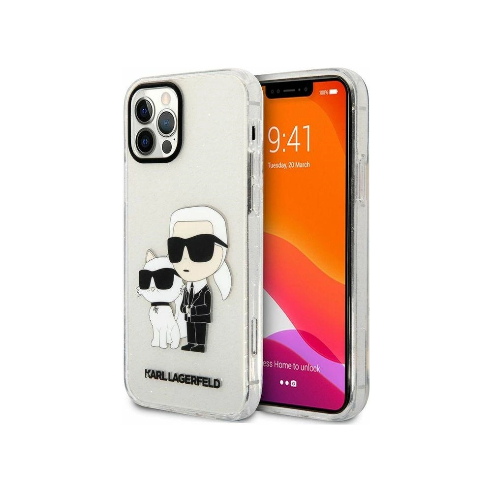 Etui Karl Lagerfeld KLHCP12MHNKCTGT Apple iPhone 12/12 Pro transparent ...