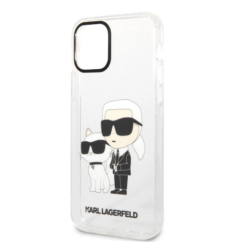 Kup Etui Karl Lagerfeld KLHCP12MHNKCTGT Apple iPhone 12/12 Pro transparent hardcase Gliter Etui Karl&Choupette - KLD1479 - {ean13} - Sklep Home Screen