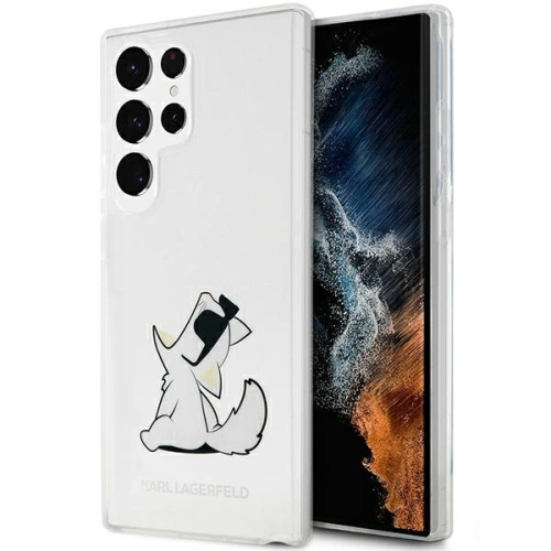 Kup Etui Karl Lagerfeld KLHCS23LCFNRC Samsung Galaxy S23 Ultra carcasă dură transparentă Choupette Fun - KLD1480 - {ean13} - Sklep Home Screen