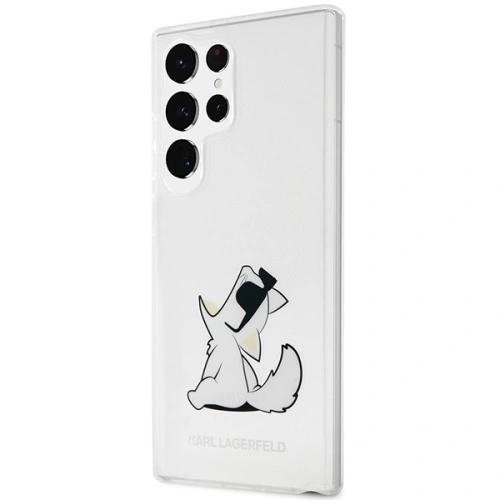 Kup Etui Karl Lagerfeld KLHCS23LCFNRC Samsung Galaxy S23 Ultra carcasă dură transparentă Choupette Fun - KLD1480 - {ean13} - Sklep Home Screen