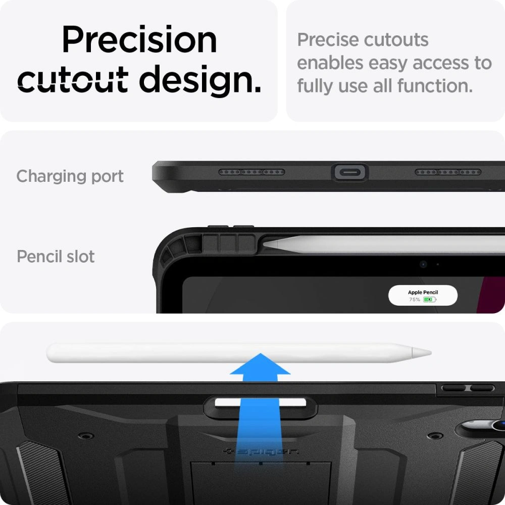 Etui Spigen Tough Armor Pro Apple iPad 10.9 2022 (10. generacji) Black