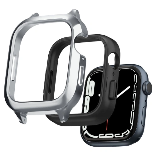 Buy Belt + case Spigen Metal Fit Pro Apple Watch 4/5/6/7/8/9/SE 44/45mm Silver - SPN2755 - {ean13} - Home Screen Store Europe