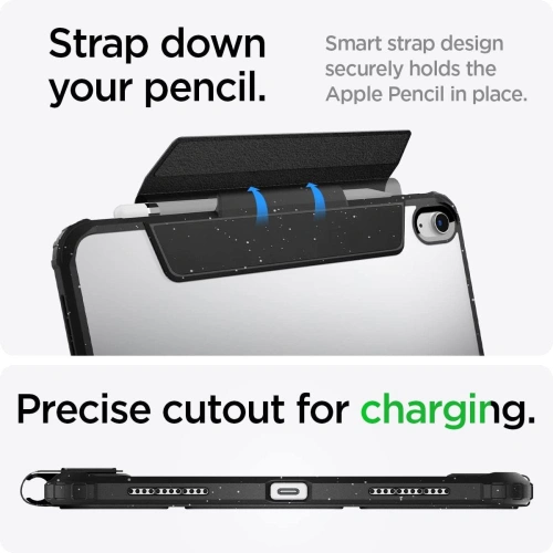 Kup Etui Spigen Ultra Hybrid Pro Apple iPad 10.9 2022 (10. generacji) Speckled Grey - SPN2757 - {ean13} - Sklep Home Screen