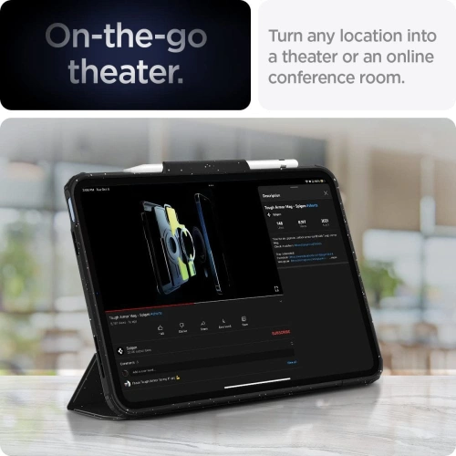 Kup Etui Spigen Ultra Hybrid Pro Apple iPad 10.9 2022 (10. generáció) Pöttyös Szürke - SPN2757 - {ean13} - Sklep Home Screen
