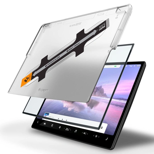 Kup Gehärtetes Glas Spigen GLAS.tR ez Fit Tesla Model X 2022/Model S 2021 Schwarz - SPN2759 - {ean13} - Sklep Home Screen