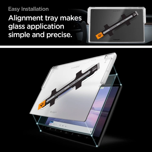 Kup Tvrzené sklo Spigen GLAS.tR ez Fit Tesla Model X 2022/Model S 2021 Černé - SPN2759 - {ean13} - Sklep Home Screen