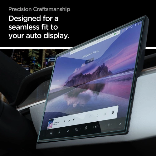 Kup Tvrzené sklo Spigen GLAS.tR ez Fit Tesla Model X 2022/Model S 2021 Černé - SPN2759 - {ean13} - Sklep Home Screen