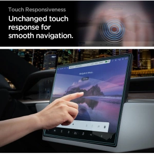 Kup Szkło hartowane Spigen GLAS.tR ez Fit Tesla Model X 2022/Model S 2021 Black - SPN2759 - {ean13} - Sklep Home Screen