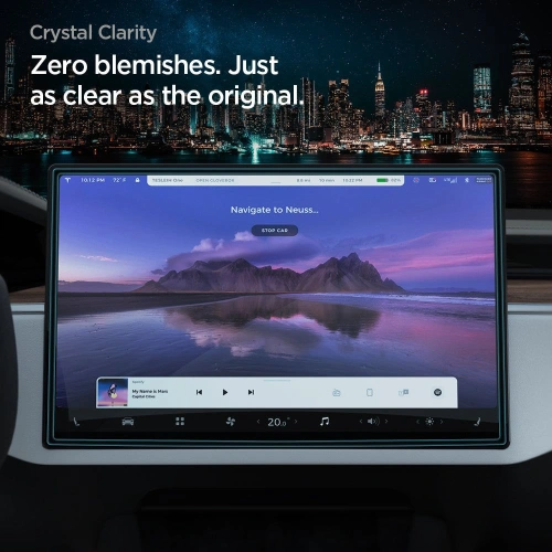 Kup Tvrzené sklo Spigen GLAS.tR ez Fit Tesla Model X 2022/Model S 2021 Černé - SPN2759 - {ean13} - Sklep Home Screen