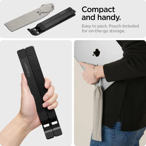 Kup Podstawka pod laptopa Spigen LD201 Universal Laptop Stand Black - SPN2760 - {ean13} - Sklep Home Screen