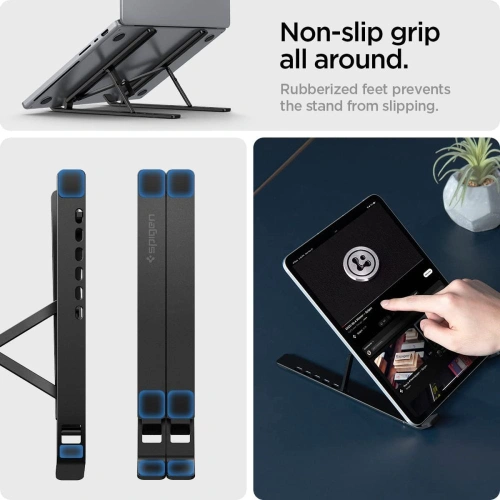 Kup Podstawka pod laptopa Spigen LD201 Universal Laptop Stand Black - SPN2760 - {ean13} - Sklep Home Screen