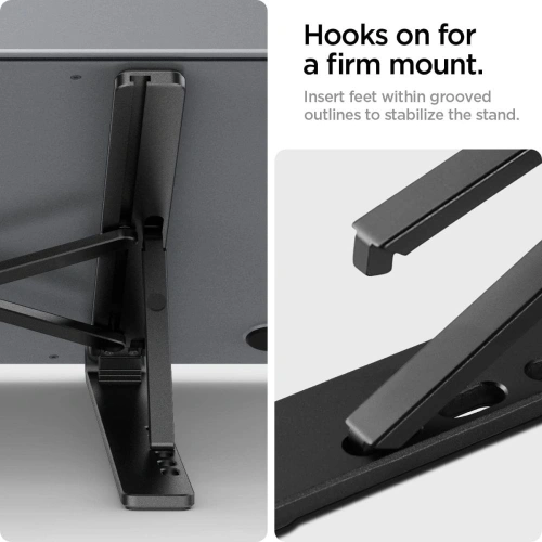 Kup Podstawka pod laptopa Spigen LD201 Universal Laptop Stand Black - SPN2760 - {ean13} - Sklep Home Screen