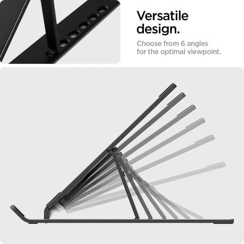 Kup Podstawka pod laptopa Spigen LD201 Universal Laptop Stand Black - SPN2760 - {ean13} - Sklep Home Screen