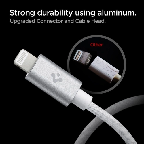 Kup Kabel Spigen PB2200 ArcWire USB-C/Lightning 200cm Bílý - SPN2761 - {ean13} - Sklep Home Screen