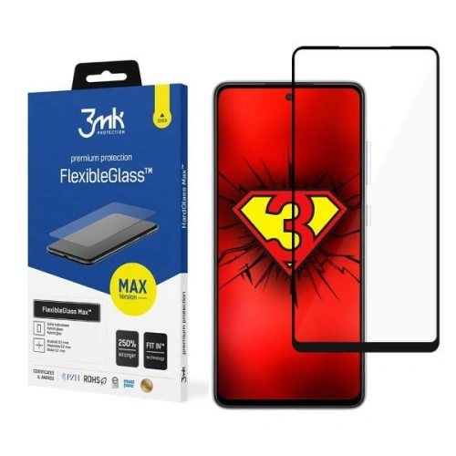 Kup Hibrid üveg 3MK FlexibleGlass Max Samsung Galaxy A53 5G fekete - 3MK4511 - {ean13} - Sklep Home Screen