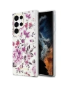 Etui Guess GUHCS23LHCFWST Samsung Galaxy S23 Ultra biały/white hardcase Flower Collection