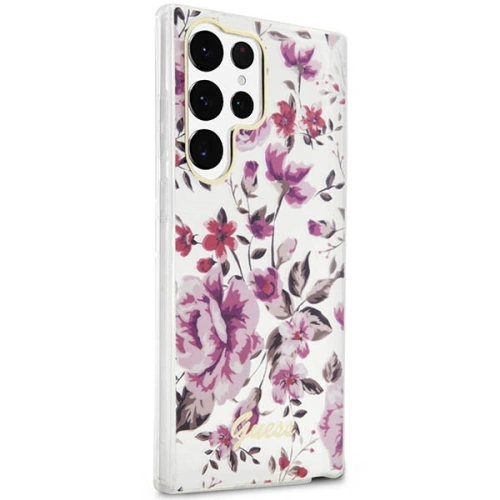 Kup Etui Guess GUHCS23LHCFWST Samsung Galaxy S23 Ultra bílý/white hardcase Flower Collection - GUE2406 - {ean13} - Sklep Home Screen